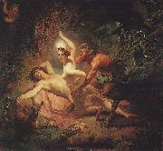 Karl Briullov Endymion and Satyr France oil painting artist
